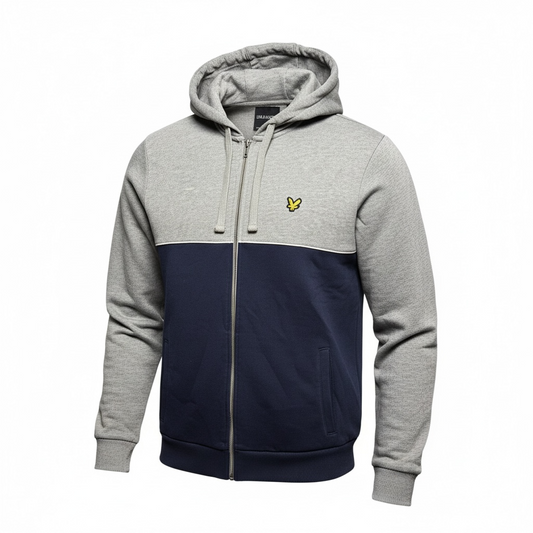 Lyle & Scott Jacke (blau/grau) S